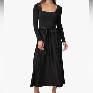 BNWT PAIGE Nieve Long Sleeve Jersey Dress